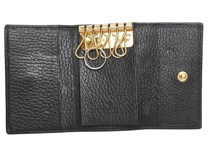 Portachiavi Gucci GG Marmont Nero - vista 9