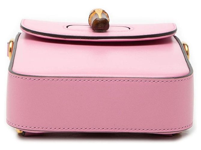 Mochila Mini 3-Way Gucci Bamboo Rosa - vista 3