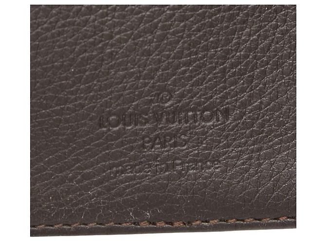Louis Vuitton Portefeuille Amelia Trifold Wallet Marrone - vista 10