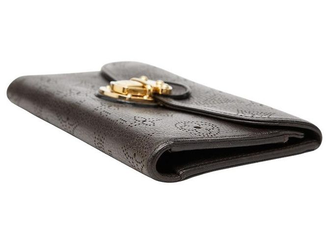 Louis Vuitton Portefeuille Amelia Trifold Wallet Marrone - vista 4