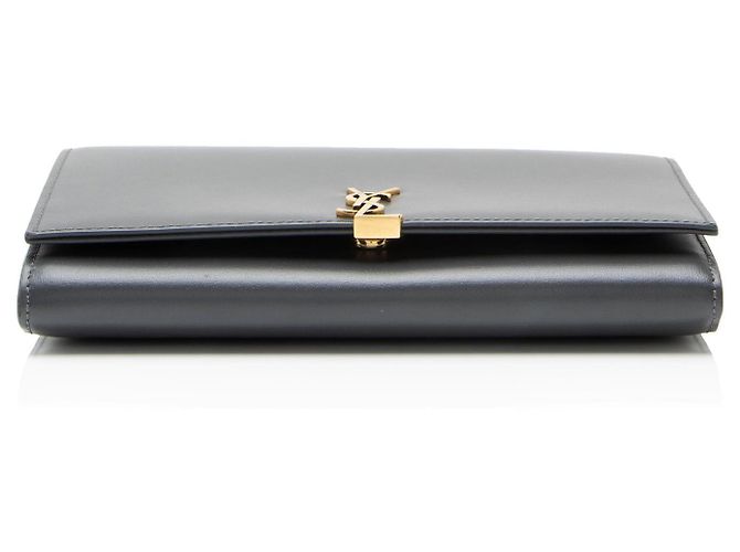 Autre Marque Portafoglio a catena Saint Laurent in pelle di vitello liscia Monogram Cassandre - vista 4