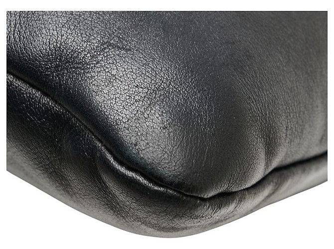 Sac bandoulière Prada avec logo triangle Noir - vue 5