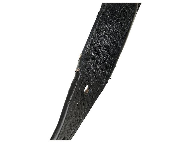 Sac bandoulière Prada avec logo triangle Noir - vue 7