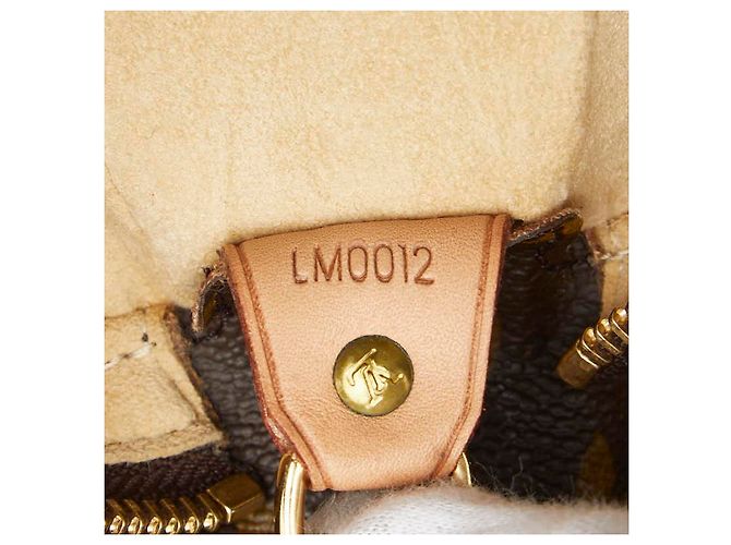 Bolso de hombro Louis Vuitton Looping GM Castaño - vista 10