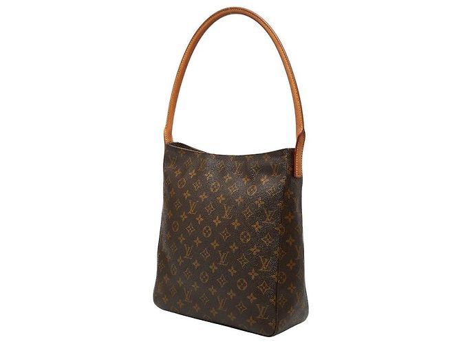 Bolso de hombro Louis Vuitton Looping GM Castaño - vista 2