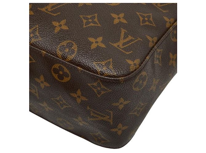 Bolso de hombro Louis Vuitton Looping GM Castaño - vista 5