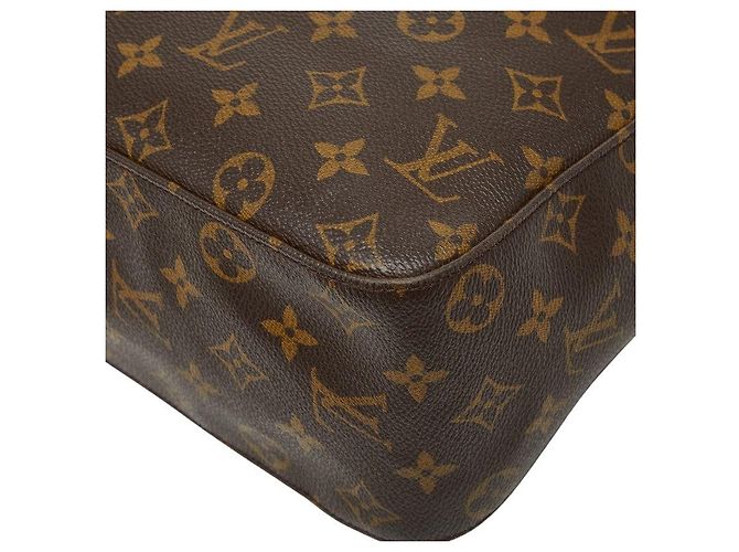 Bolso de hombro Louis Vuitton Looping GM Castaño - vista 6