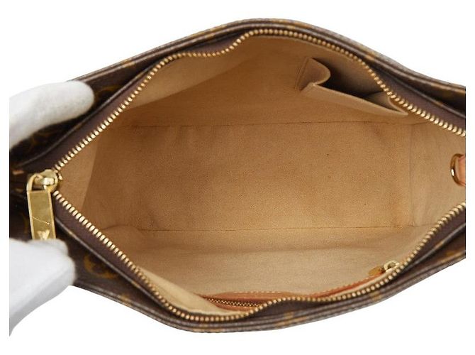 Bolso de hombro Louis Vuitton Looping GM Castaño - vista 9