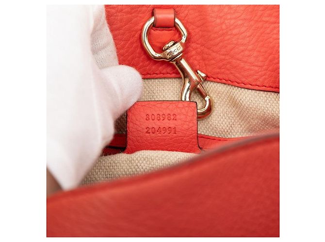 Gucci Soho Chain Schultertasche Orange - Ansicht 7