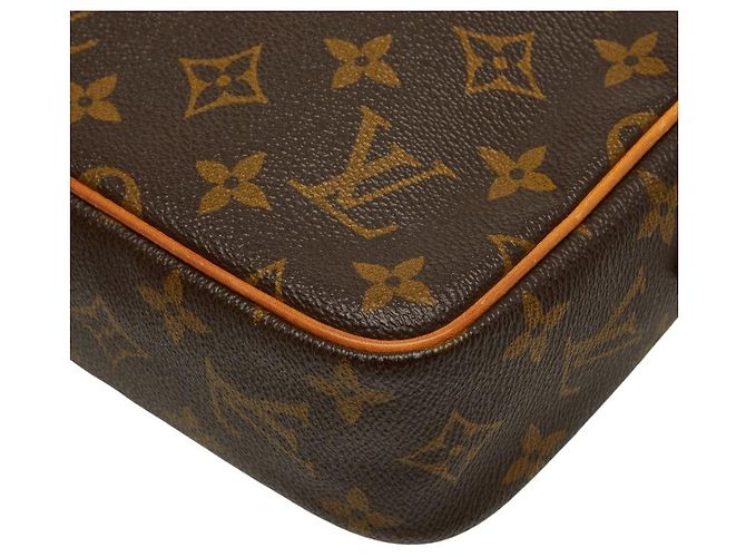 Bolso de mano Louis Vuitton Monogram Compiegne 23 Castaño - vista 6