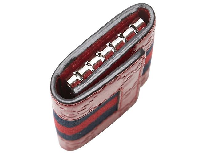 Portachiavi Gucci Guccissima Shelley Line Multicolore - vista 4