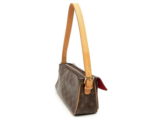 Bolsa de Ombro Louis Vuitton Vivacite MM Monogram Marrom - vista 2