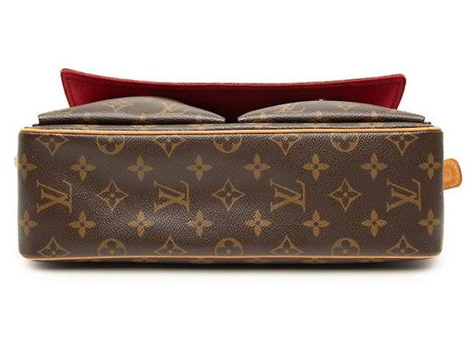 Bolsa de Ombro Louis Vuitton Vivacite MM Monogram Marrom - vista 3