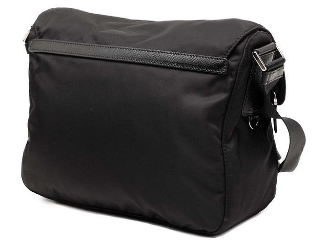 Borsa a tracolla Prada Re-Nylon con logo triangolare Nero - vista 2