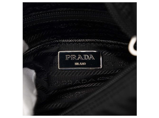 Borsa a tracolla Prada Re-Nylon con logo triangolare Nero - vista 5