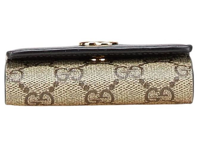 Portachiavi Gucci GG Marmont Nero - vista 3