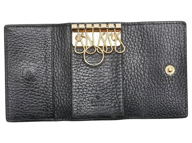 Portachiavi Gucci GG Marmont Nero - vista 4
