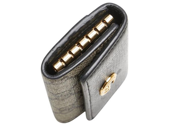 Portachiavi Gucci GG Marmont Nero - vista 6
