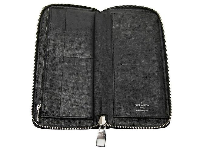 Louis Vuitton Zippy Wallet Vertical N63095 Black - view 4