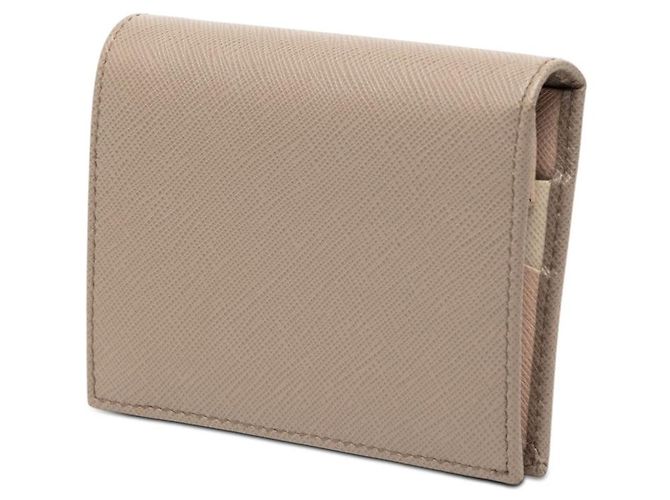Cartera Prada Saffiano Bi-fold Gris - vista 2