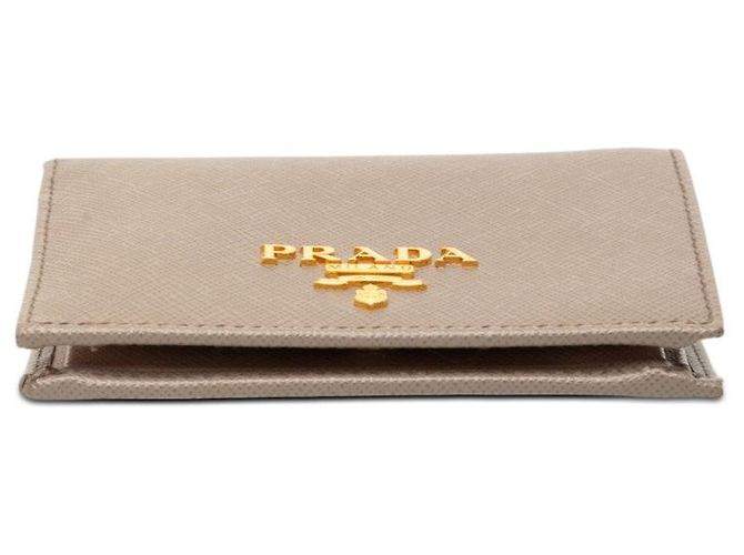 Cartera Prada Saffiano Bi-fold Gris - vista 3