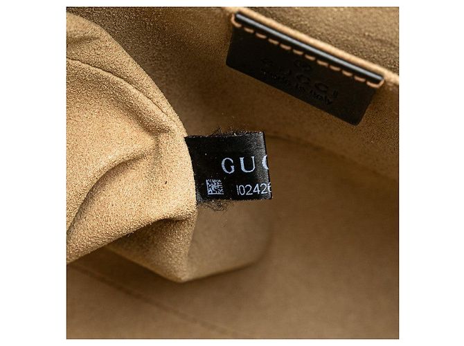 Padlock Gucci GG Supreme Rucksack mit Vorhängeschloss Mehrfarben - Ansicht 9
