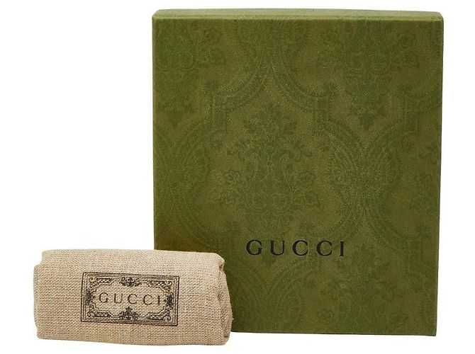 Cartera compacta bi-fold Gucci GG Marmont Azul - vista 10