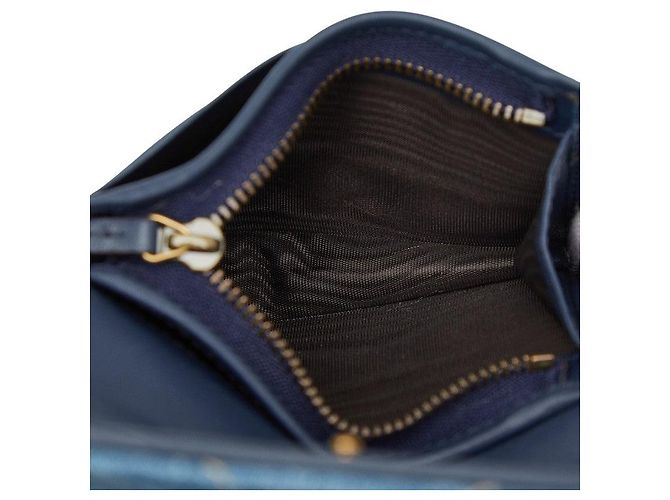 Cartera compacta bi-fold Gucci GG Marmont Azul - vista 7