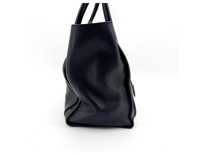 Céline Celine Luggage em couro gofrado Micro Preto - vista 4