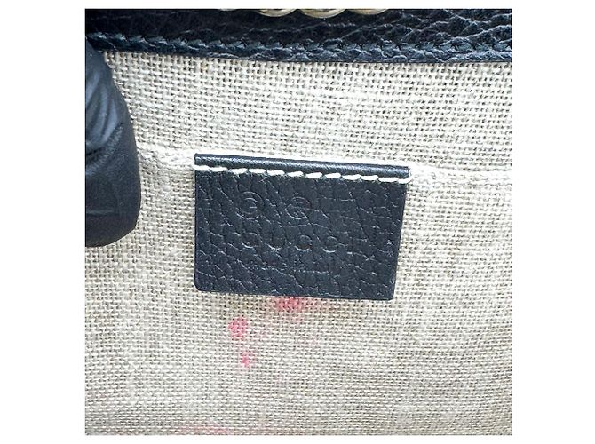 Gucci Interlocking Leather Small Nero - vista 6