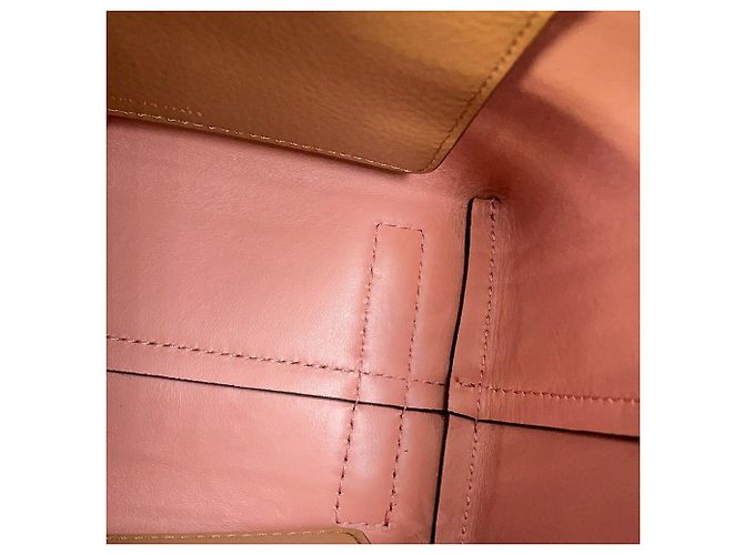 Borsa a mano in pelle Burberry Marrone Multicolore - vista 8