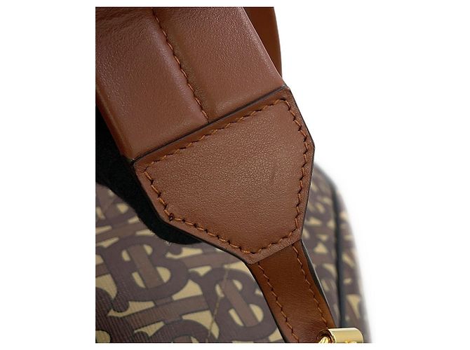 Burberry TB Monogram Leather Backpack Brown Multiple colors - view 11