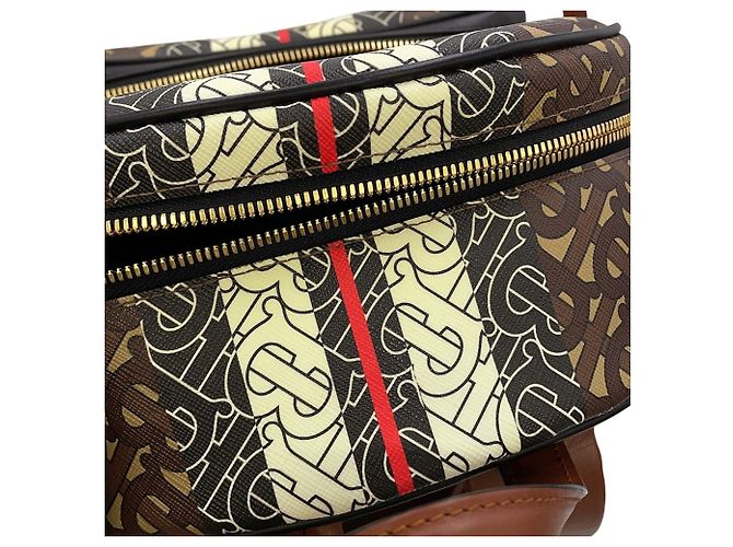 Burberry TB Monogram Leather Backpack Brown Multiple colors - view 8