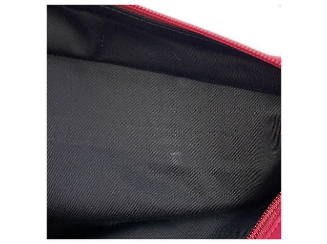 Borsa Tote MCM Visetos in nylon e pelle borchiata Bordò - vista 11