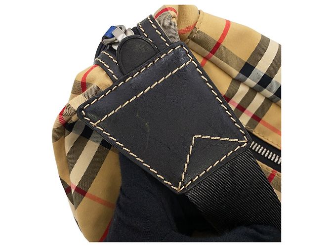 Riñonera Burberry Body Bag Nova Check de nylon Beige - vista 13