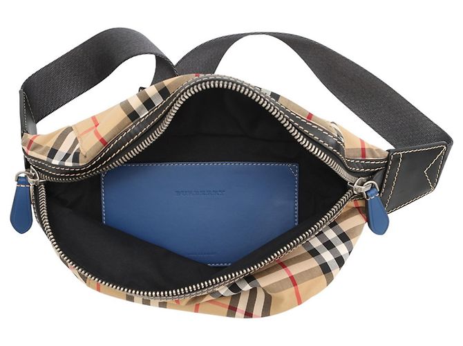 Riñonera Burberry Body Bag Nova Check de nylon Beige - vista 5