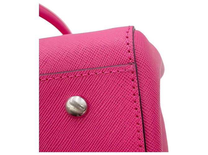 MCM Leder Tote Bag Rosa Pink - Ansicht 13