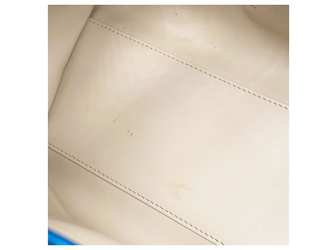 Valextra Triennale Medium Lederhandtasche Blau - Ansicht 12
