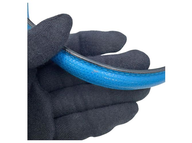 Valextra Triennale Medium Lederhandtasche Blau - Ansicht 15
