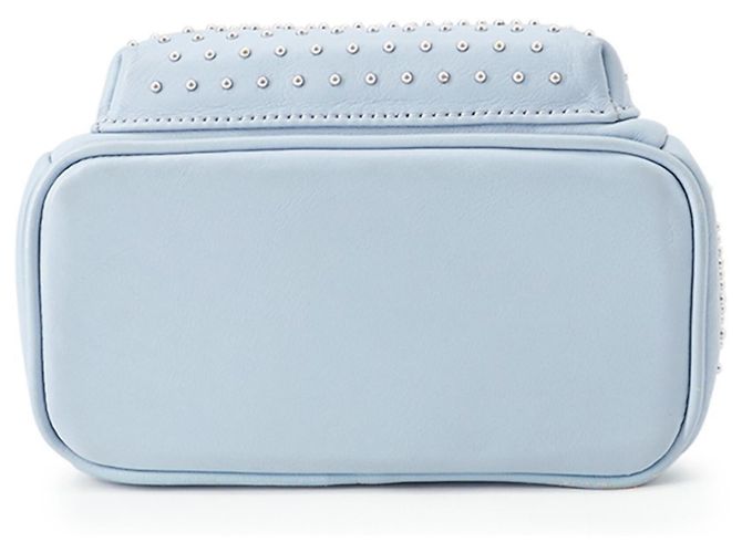 MCM Stark Special Bebeboo Leather Backpack Light blue - view 4