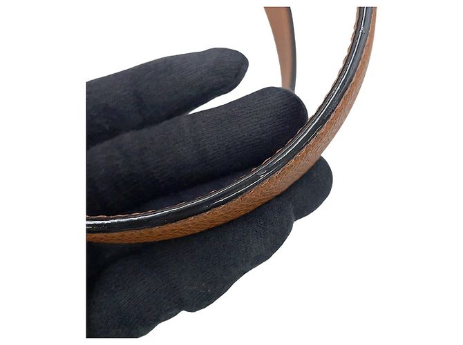 Bolso Tote Valextra de piel de becerro marrón Castaño Chocolate - vista 10