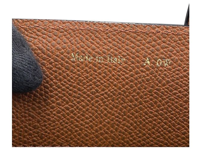 Bolso Tote Valextra de piel de becerro marrón Castaño Chocolate - vista 14