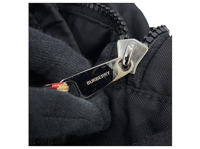 Borsa a tracolla Burberry in nylon Nero - vista 16