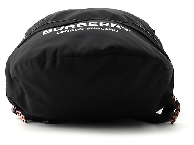 Borsa a tracolla Burberry in nylon Nero - vista 3