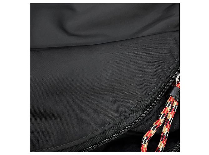 Borsa a tracolla Burberry in nylon Nero - vista 9