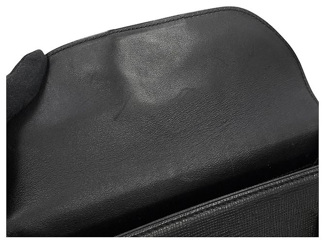 Sac à main MCM en cuir noir - vue 10