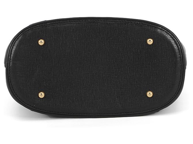 Sac à main MCM en cuir noir - vue 3