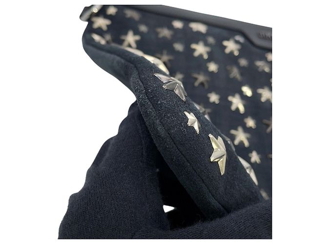 Bolso de mano Jimmy Choo Derek Star Studs Negro - vista 6