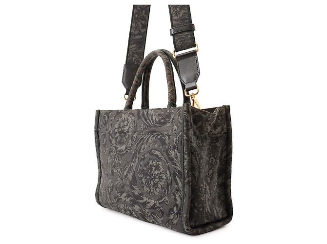 Versace Barocco Athena Kleine Handtasche Braun Schwarz - Ansicht 2