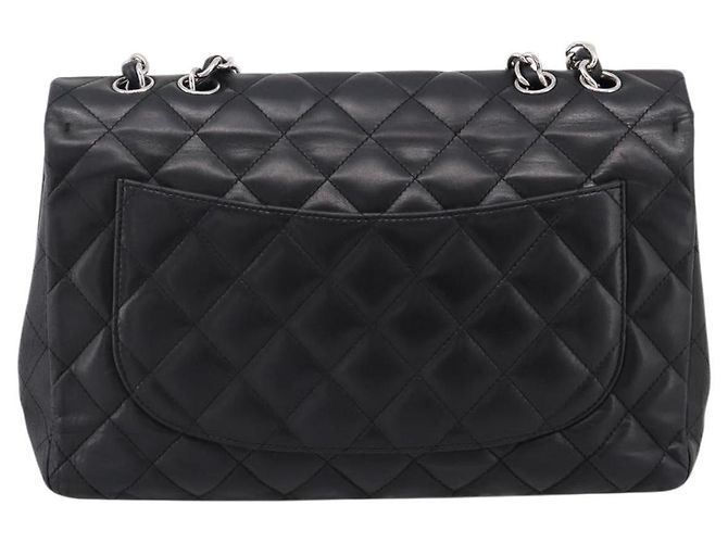 Chanel Vintage Square Classic Flap Quilted Lambskin Small Schwarz - Ansicht 2